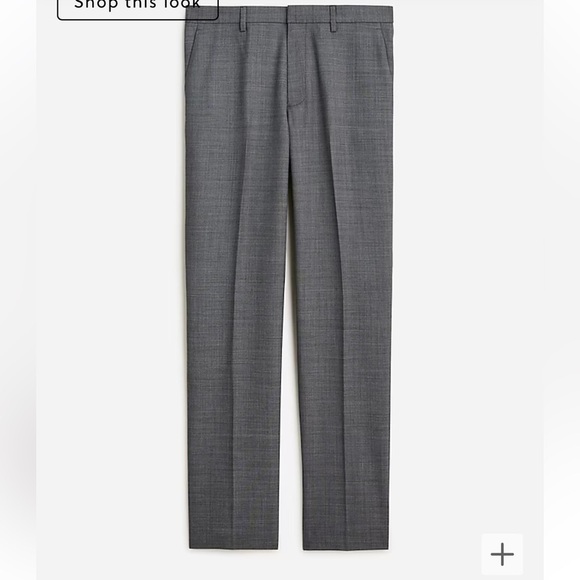 J crew Bowery dress pant in wool blend classic grey - Picture 2 of 4